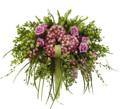 Casket Spray with Heart