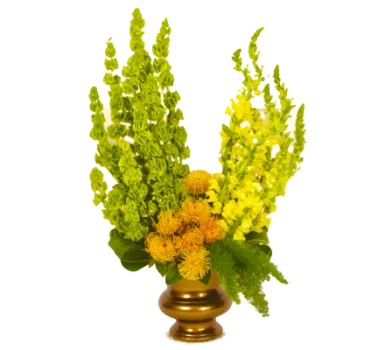 Columns of Flowers